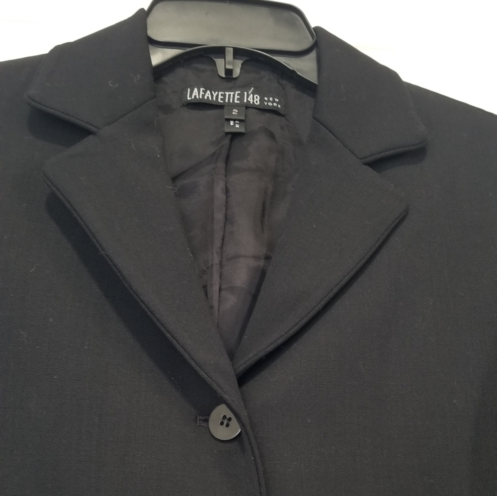Lafayette 148 New York Wool Blend Blazer - Picture 9 of 12